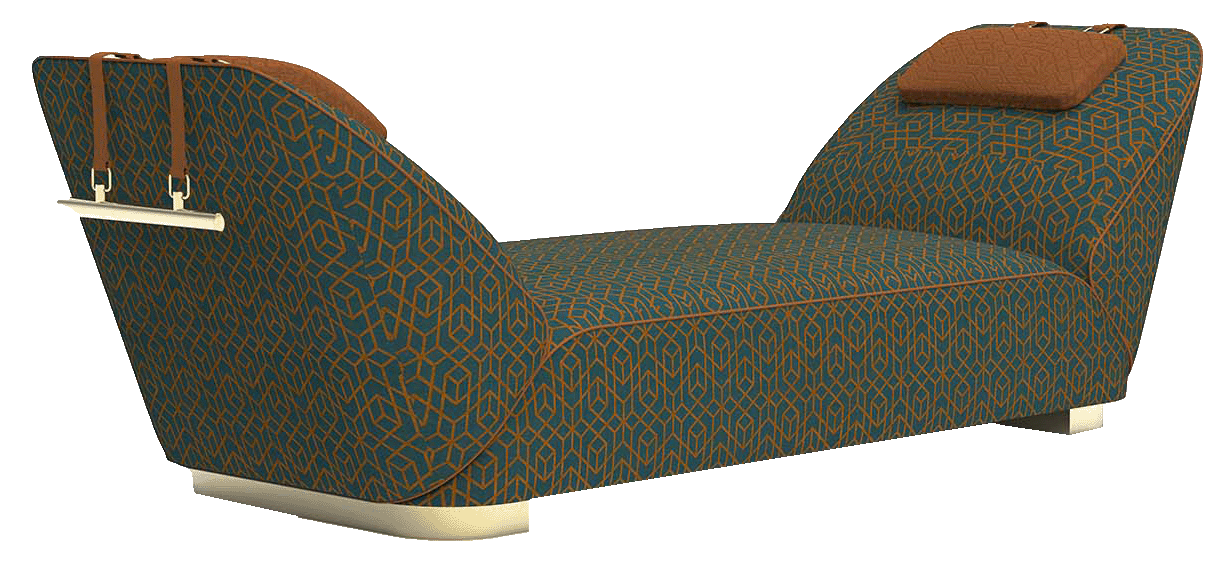 Saddle Recamier Chaise